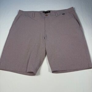 Travis Mathew Mens Size 38 Shorts mulled grape Blend Casual Golf